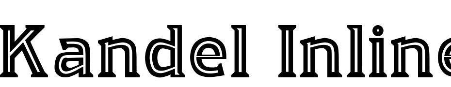 Kandel Inline cкачати шрифт безкоштовно